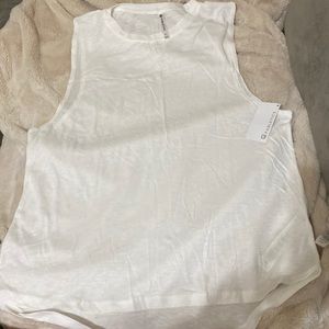 Fabletics Womens Sleeveless Tank Top, Size XL/XXL, White